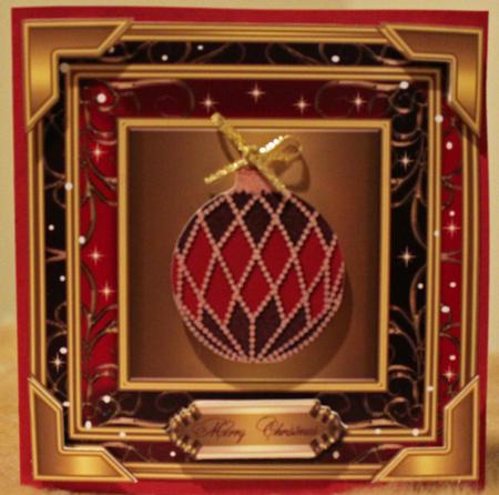 Inside the Frames Blank Christmas Topper 10 by Susan Wellhausen