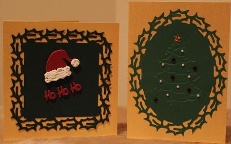 4 Holly Edged Mats by Susan Wellhausen