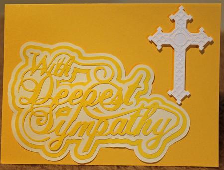 With Deepest Sympathy Topper by Susan Wellhausen