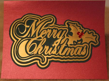 Merry Christmas Topper by Susan Wellhausen