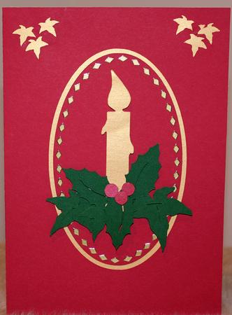 Candle decoupage Card by Susan Wellhausen