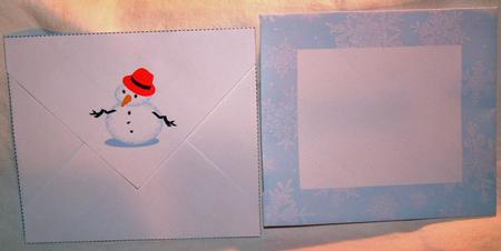 Snowman Envelope by Susan Wellhausen