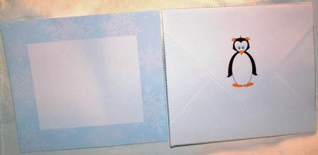 Penguin Envelope by Susan Wellhausen