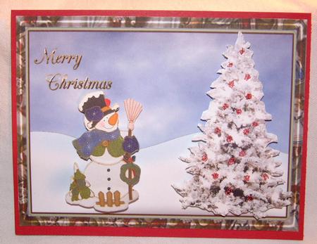 Mr Snowman Enjoying the Weather by Susan Wellhausen