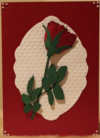 Decoupage Style Rose Card by Susan Wellhausen