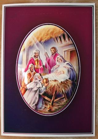 Nativity Scene Quick Card by Susan Wellhausen