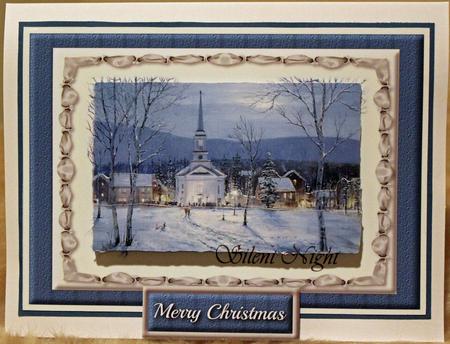 Snow Scene Quick Card by Susan Wellhausen
