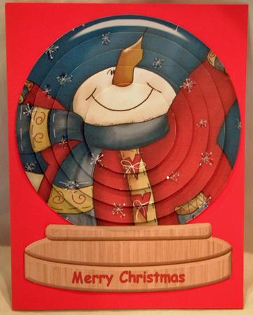 Catching Snow Snow Globe by Susan Wellhausen