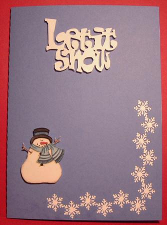 Snowflake Corner Card by Susan Wellhausen
