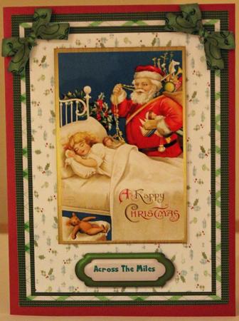 Santa Leaving the Toys  by Susan Wellhausen