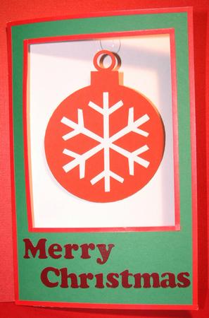 Christmas Ornament With Snowflake Cutting File by Susan Wellhausen