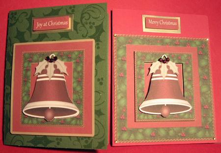 Joy at Christmas Merry Christmas 2 Card Sheet by Susan Wellhausen