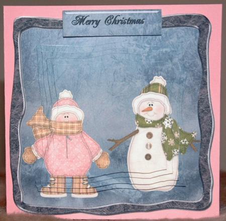 Snowgirl and Snowman by Susan Wellhausen