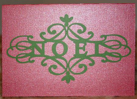 Noel Scroll Word Art by Susan Wellhausen