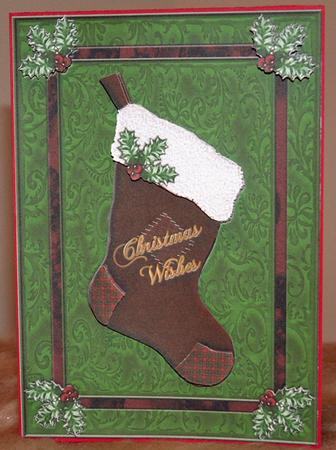 Christmas Wishes - Red Stocking by Susan Wellhausen