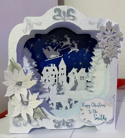 Winter Wonderland Shape the Scene 3D Card and Envelope Kit. Featured Gallery Photo