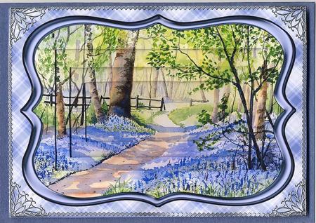 Bluebell Woods A5 Invertage Kit by Susan Donaghie