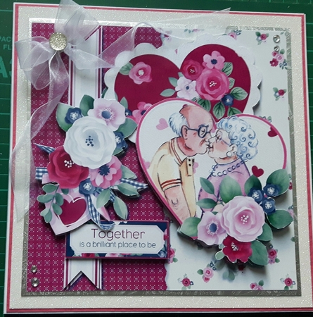 Together Forever Senior Years - 7x7 Card Front & Insert Mini Kit by Susan Heanes