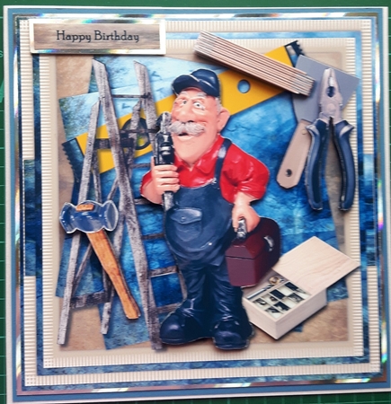 Mr. Fix It  Male Card Mini Kit by Susan Heanes