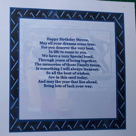 Watching The Rugby With Friends - 8x8 Mini Kit by Susan Heanes