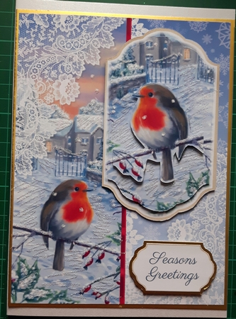Christmas 8x6 inch Mini Kit 1 by Susan Heanes