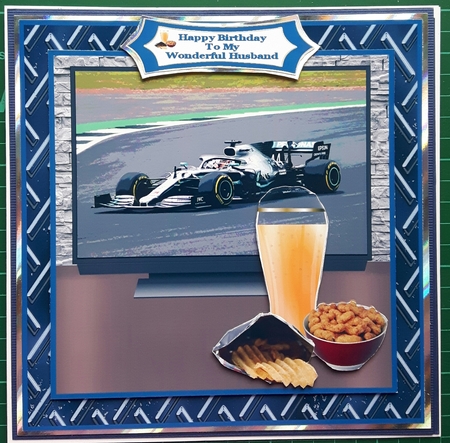 Watching Formula 1 Racing - 8x8 Mini Kit by Susan Heanes