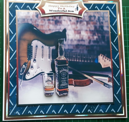 Music And Whiskey - 8x8 Mini Kit by Susan Heanes
