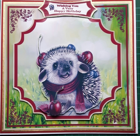 Sweet Little Hedgehog 3 - 8x8 Mini Kit by Susan Heanes