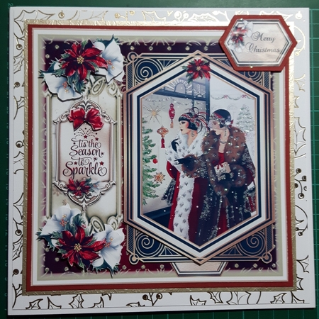 Art Deco Christmas Ladies Mini Page Kit    by Susan Heanes