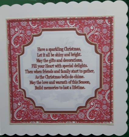 May The Joy Of Christmas - 8x8 Mini Kit by Susan Heanes