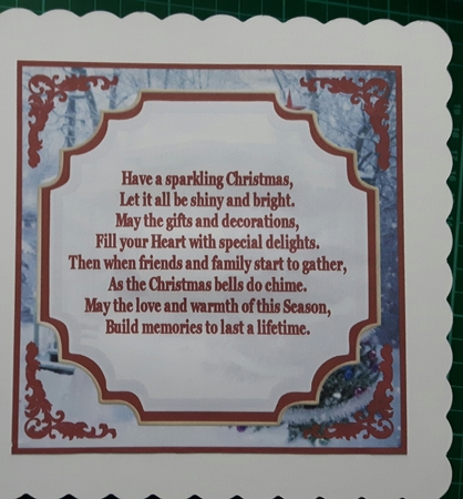 Gazing At The Christmas Tree - 8x8 Mini Kit by Susan Heanes