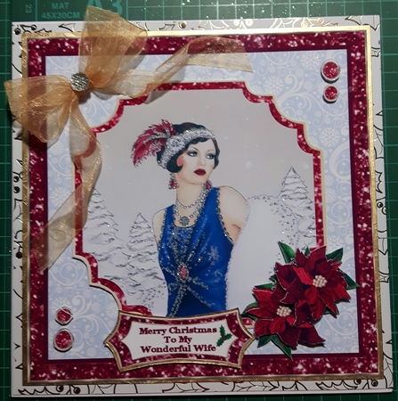 Beautiful Art Deco Christmas - 8x8 Mini Kit by Susan Heanes