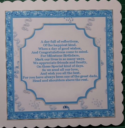 80th Birthday Celebration - 7x7 Mini Kit by Susan Heanes