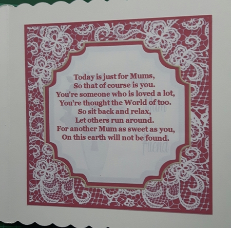 Always My Mum Forever My Friend - 7x7 Mini Kit by Susan Heanes