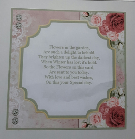 Beautiful Roses For Your Birthday - 7x7 Mini Kit by Susan Heanes
