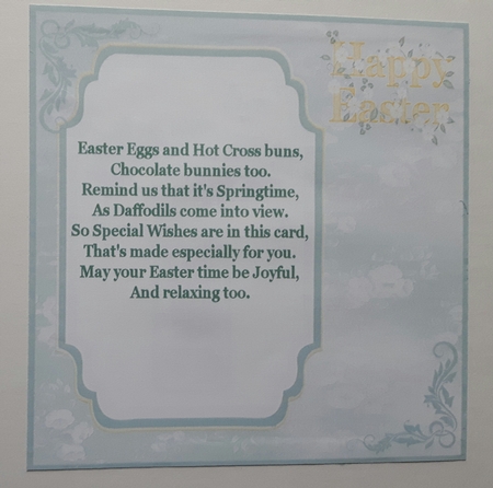 Pretty Easter Daffodils - Insert by Susan Heanes