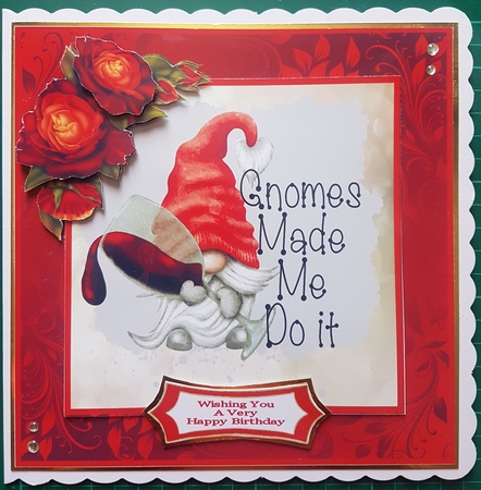 Gnomes Made Me Do It - 8x8 Mini Kit by Susan Heanes