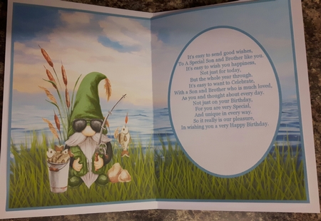 Relax And Go Fishing - Insert by Susan Heanes