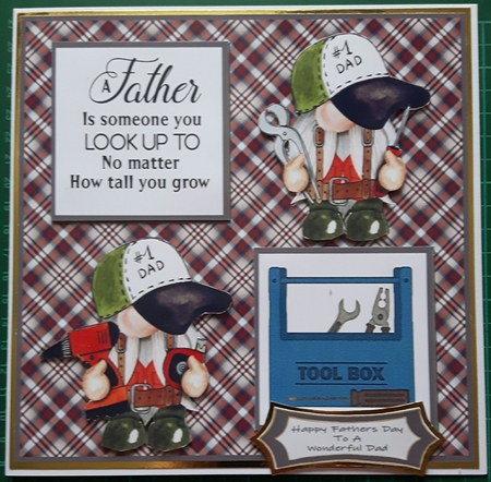 Hes The #1 Handyman Dad - Mini Kit by Susan Heanes