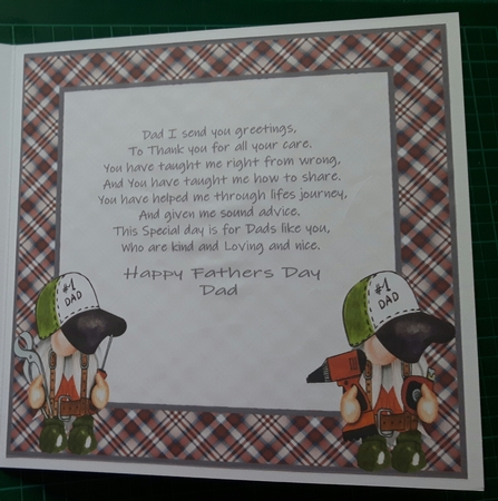 Hes The #1 Handyman Dad - Mini Kit by Susan Heanes