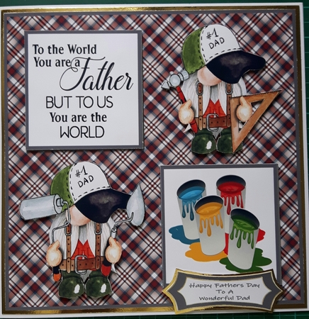 Hes The #1 Decorating Dad - Mini Kit by Susan Heanes