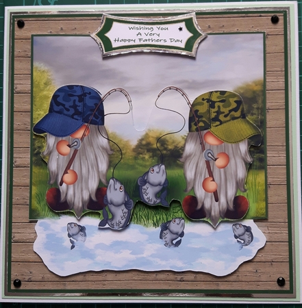 Fishing With My Gnomie! - Mini Kit by Susan Heanes