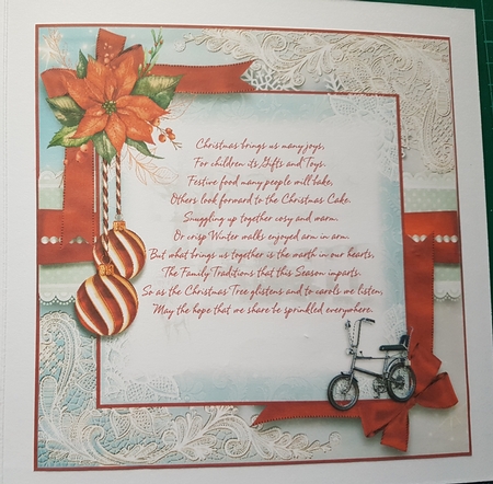 Christmas Memories Chopper Bike by Susan Heanes
