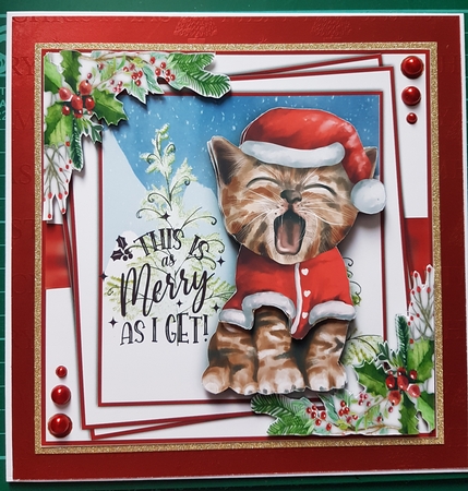8x8 Mini Kit, This is as Merry as I Get by Susan Heanes