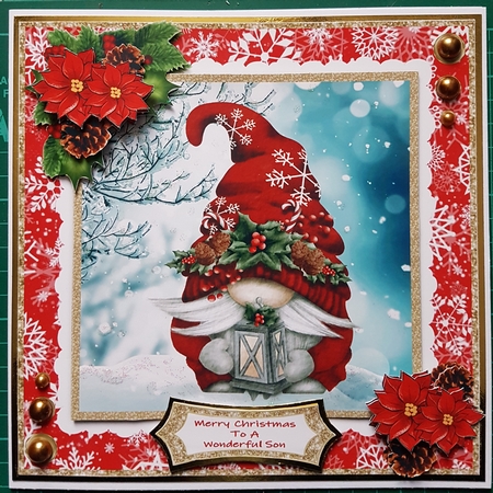 Christmas Lantern Gnome - Mini Kit by Susan Heanes