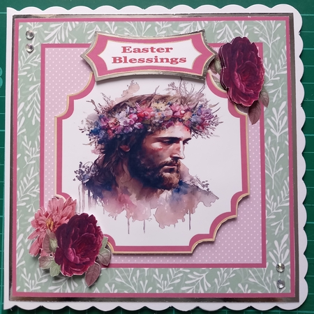 Easter Blessings 7x7 by Susan Heanes