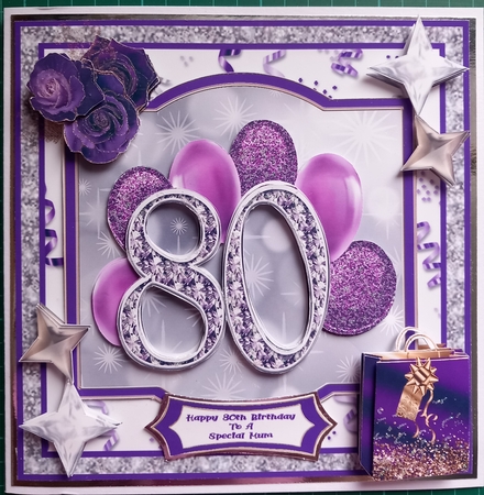 Special 80th Birthday Wishes - Mini Kit by Susan Heanes