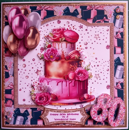Congratulations On Your 80th Birthday Celebration - Mini Kit by Susan Heanes