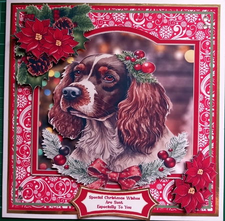 A Spaniels Christmas - Mini Kit by Susan Heanes