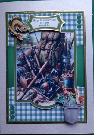 Lets Go Fishing - 5x7 by Susan Heanes